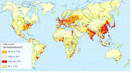 Timeline: Distribución de la Población por áreas geográficas y Sectores Economicos