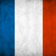 France grunge flag by think0