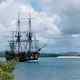 Endeavour replica in cooktown harbour