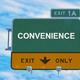 Convenienceroadsign