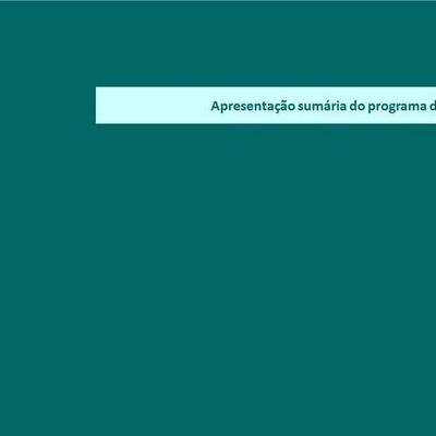 Timeline: Apresentação Programa