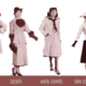 Fashion timeline history of womens dress and styles 1900 to 1969 clipped rev 1