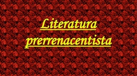 Timeline: EL PRERENACIMIENTO