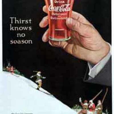 Timeline: Advertisement from Coca-Cola Throughout the Years