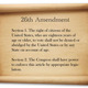 26th amendment