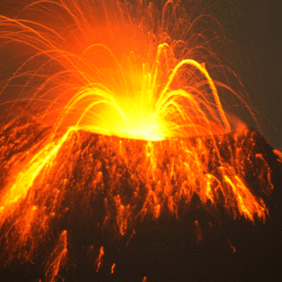 Timeline: Volcanoes in history