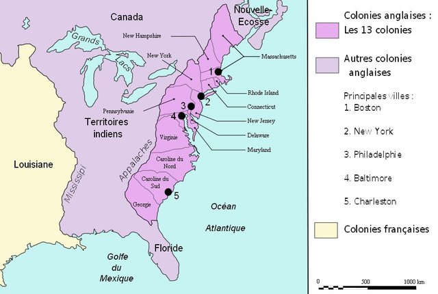 Les causes de la Révolution américaine timeline | Timetoast timelines