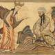 Mohammed receiving revelation from the angel gabriel