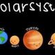 Solar system cartoon