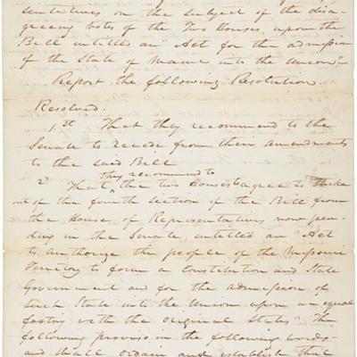 Timeline: Missouri compromise