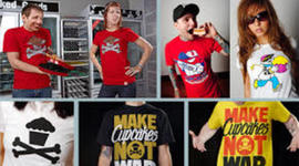 Timeline: graphic design in clothes