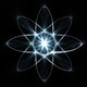 Science abstract atom