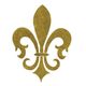 Fleur de lis gold