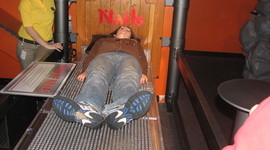 Timeline: Me on a bed of nails on the NASA trip