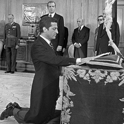 Timeline: "Hechos relevantes de la transición española y la democracia"