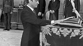 Timeline: "Hechos relevantes de la transición española y la democracia"