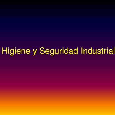 Timeline: higiene y seguridad industrial