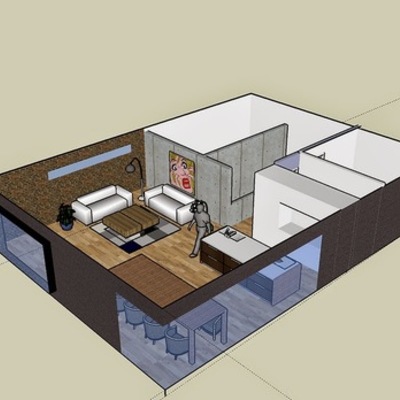 Timeline: Sketchupeando Nuestro Hogar en 3D