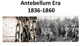 Timeline: Antebellum Time Line