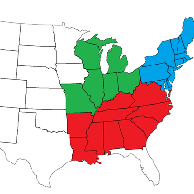 Timeline: antebellum