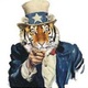 Uncle sam tiger