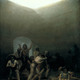 Courtyard with lunatics by goya 1794