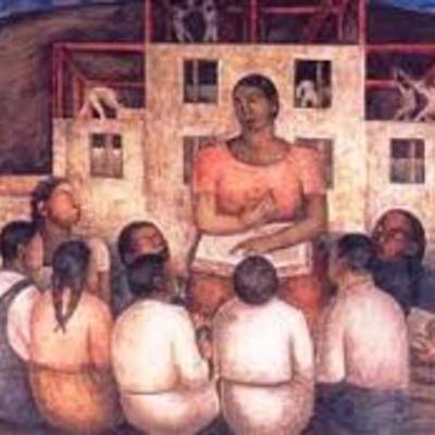 Timeline: Crisis y descentralización educativa en México.