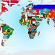 World flag map