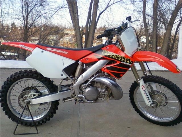 honda dirt bike frame paint