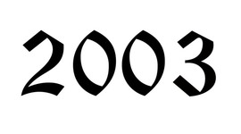 Timeline: 2003