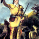 Portrait of davy crockett