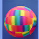 Rainbow volleyball
