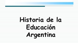 Timeline: The History of educational laws in Argentina