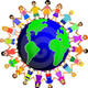 Edu 321 kids holding hands around world pic