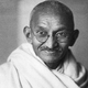 Mahatma gandhi messenger portrait