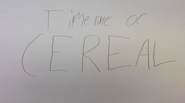 Timeline: Timeline of cereal