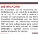 Justificacion de la ley 1314