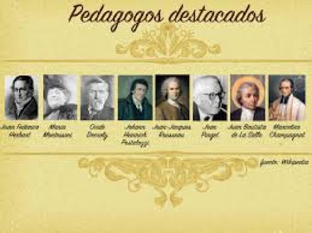 Pedagogos que transformaron la educación timeline | Timetoast timelines