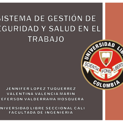 Timeline: Sistema de Gestión de seguridad y salud en el trabajo.