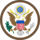 145px great seal of the united states (obverse).svg