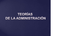 Timeline: Teorías de la Administración