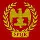 Roman empire flag