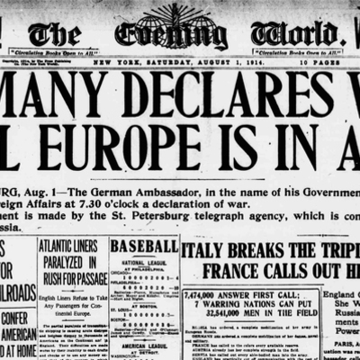 Timeline: World War 1 Timeline