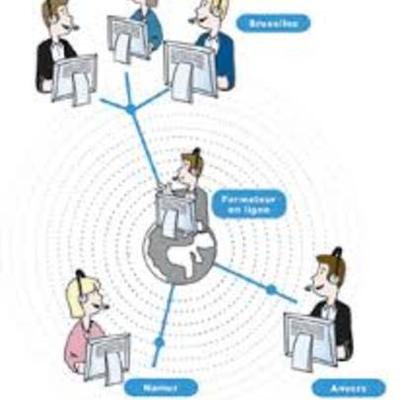 Timeline: educación a distancia