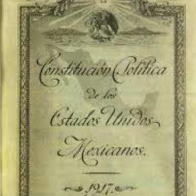 Timeline: DESARROLLO HISTÓRICO DE LA CONSTITUCIÓN MEXICANA
