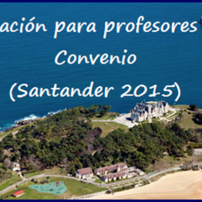 Timeline: Curso de formación de profesores de Centro de Convenio (Santander 2015)