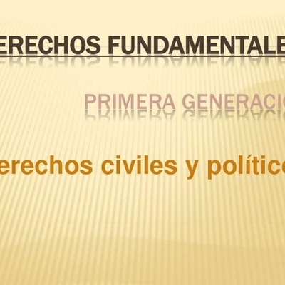Timeline: Derechos de Primera Generación