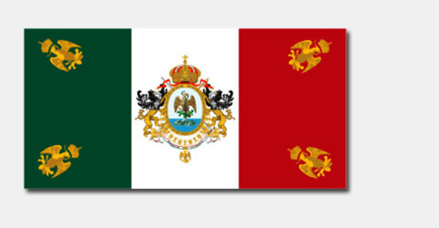 Historia de la Bandera de México timeline | Timetoast timelines