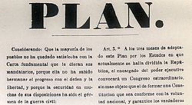 Planes y Tratados de México 1910-1920 timeline | Timetoast timelines