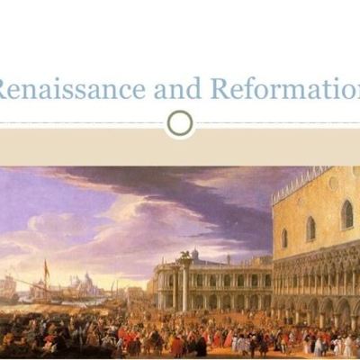 Timeline: The Renaissance and Reformation